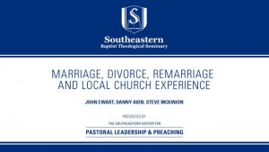 Marriage Divorce, Remarriage and Local Church Experience