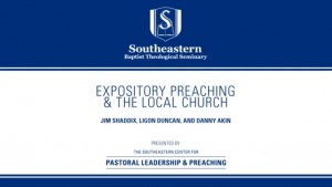 Expository Preaching and the Local Church
