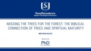 Missing the Trees for the Forest: The Biblical Connection of Trees and Spiritual Maturity