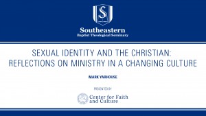 Sexual Identity and the Christian: Reflections on Ministry in a Changing Culture