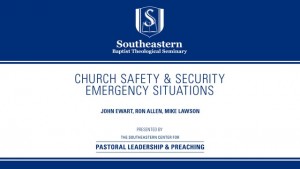 Church Safety & Security: Emergency Situations