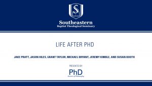 Life After Ph.D.