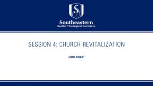 NCAMS 2018 – Session 4 – John Ewart